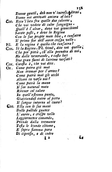 1: Tomo primo in cui si contengono La Sofonisba del Trissino. L'Oreste del Rucellai non più stampato. L'Edipo di Sofocle tradotto dal Giustiniano. La Merope del Torelli. Premessa un'istoria del teatro, e difesa di esso