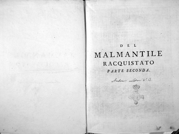 2: Del malmantile racquistato parte seconda