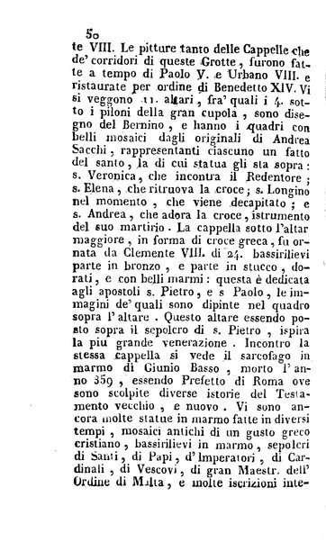 [Descrizione di Roma e de' contorni compilata dal sig. avv. D. Carlo Fea ... abbellita delle più interessanti vedute e publicata da Angiolo Bonelli seconda edizione] 1