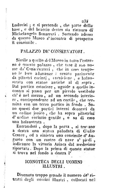 [Descrizione di Roma e de' contorni compilata dal sig. avv. D. Carlo Fea ... abbellita delle più interessanti vedute e publicata da Angiolo Bonelli seconda edizione] 1