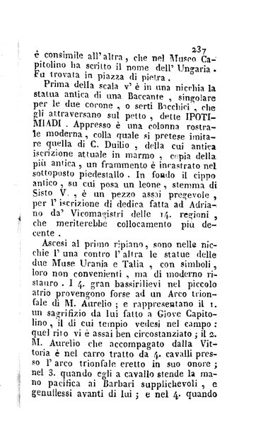 [Descrizione di Roma e de' contorni compilata dal sig. avv. D. Carlo Fea ... abbellita delle più interessanti vedute e publicata da Angiolo Bonelli seconda edizione] 1