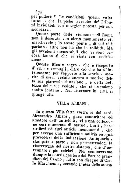 [Descrizione di Roma e de' contorni compilata dal sig. avv. D. Carlo Fea ... abbellita delle più interessanti vedute e publicata da Angiolo Bonelli seconda edizione] 2