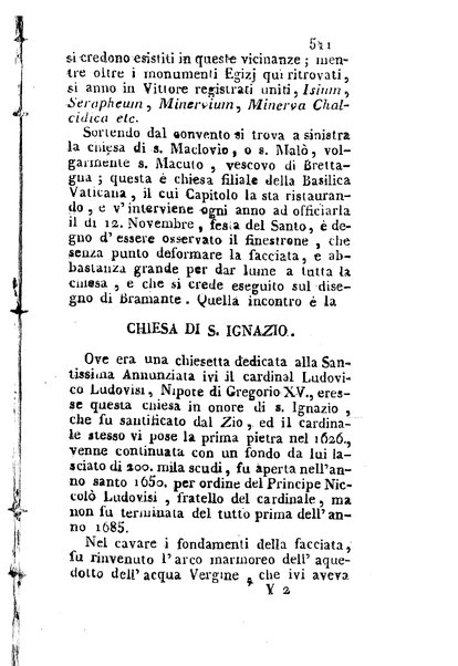 [Descrizione di Roma e de' contorni compilata dal sig. avv. D. Carlo Fea ... abbellita delle più interessanti vedute e publicata da Angiolo Bonelli seconda edizione] 3