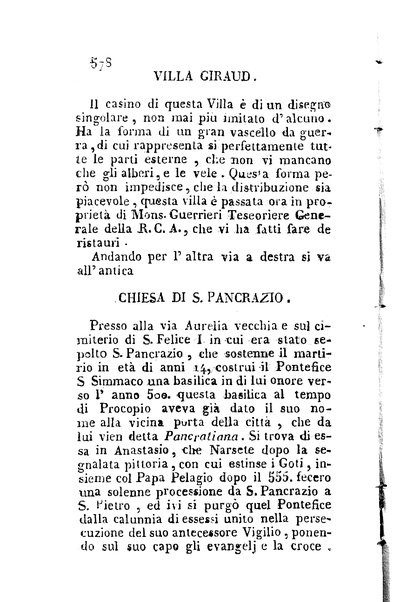 [Descrizione di Roma e de' contorni compilata dal sig. avv. D. Carlo Fea ... abbellita delle più interessanti vedute e publicata da Angiolo Bonelli seconda edizione] 3