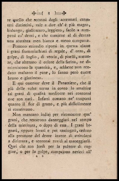 Instruzione a i panattieri di citta' e di campagna sul modo il piu' facile e vantaggioso di far pane con le regole di scegliere, conservare e macinare il grano, di mantener la farina, di apparecchiare ed usare il lievito... Del signor Parmentier regio censore ec. Traduzione dal francese