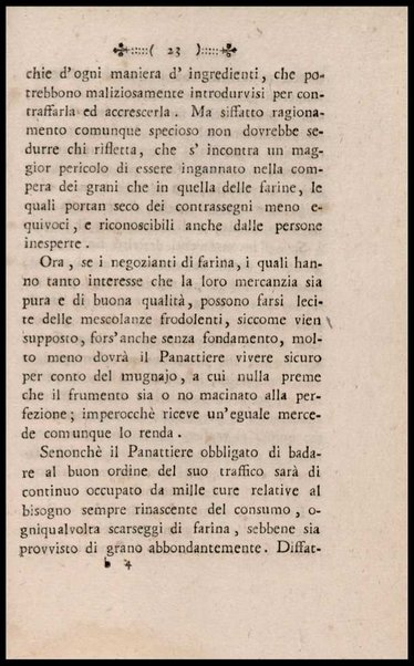 Instruzione a i panattieri di citta' e di campagna sul modo il piu' facile e vantaggioso di far pane con le regole di scegliere, conservare e macinare il grano, di mantener la farina, di apparecchiare ed usare il lievito... Del signor Parmentier regio censore ec. Traduzione dal francese