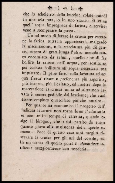 Instruzione a i panattieri di citta' e di campagna sul modo il piu' facile e vantaggioso di far pane con le regole di scegliere, conservare e macinare il grano, di mantener la farina, di apparecchiare ed usare il lievito... Del signor Parmentier regio censore ec. Traduzione dal francese