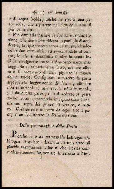 Instruzione a i panattieri di citta' e di campagna sul modo il piu' facile e vantaggioso di far pane con le regole di scegliere, conservare e macinare il grano, di mantener la farina, di apparecchiare ed usare il lievito... Del signor Parmentier regio censore ec. Traduzione dal francese