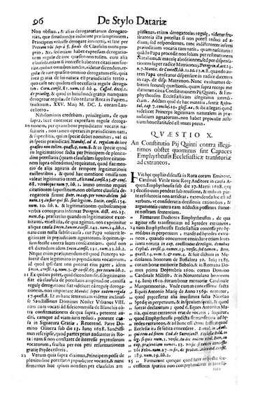 Tractatus de officio, & iurisdictione datarii, et de stylo datariæ, auctore Theodoro Amydenio ...