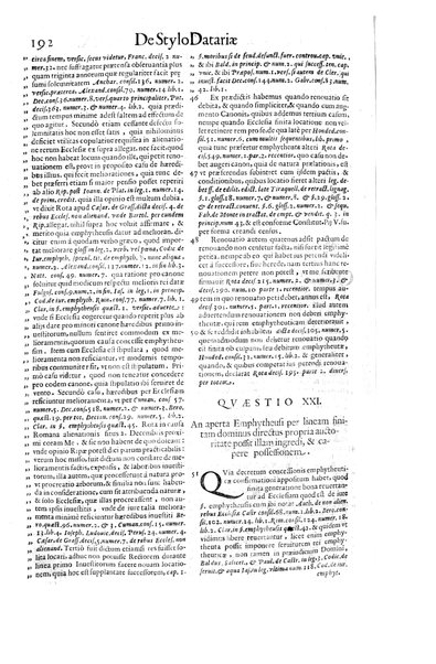 Tractatus de officio, & iurisdictione datarii, et de stylo datariæ, auctore Theodoro Amydenio ...