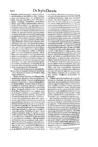 Tractatus de officio, & iurisdictione datarii, et de stylo datariæ, auctore Theodoro Amydenio ...