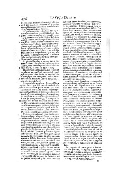 Tractatus de officio, & iurisdictione datarii, et de stylo datariæ, auctore Theodoro Amydenio ...