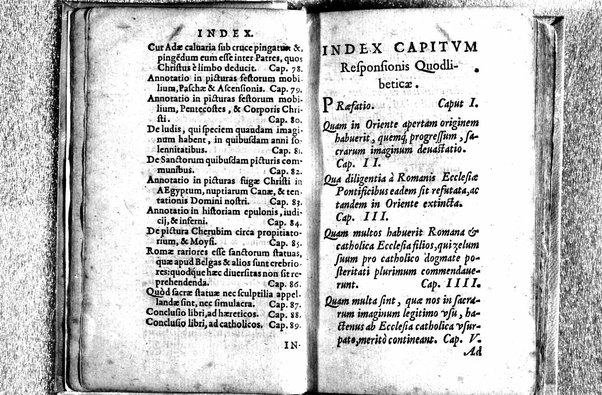 De picturis et imaginibus sacris, liber vnus: tractans de vitandis circa eas abusibus, & de earundem significationibus. Authore Ioanne Molano Louaniensi, ...Eiusdem Responsio quodlibetica, ad tres quaestiones ...