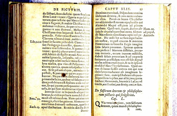 De picturis et imaginibus sacris, liber vnus: tractans de vitandis circa eas abusibus, & de earundem significationibus. Authore Ioanne Molano Louaniensi, ...Eiusdem Responsio quodlibetica, ad tres quaestiones ...