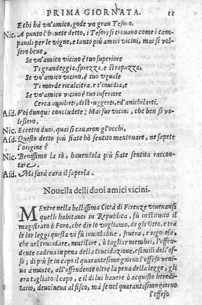 Trastulli della villa distinti in sette giornate, doue si legono in discorsi, e ragionamenti nouelle morali, motteggi arguti ... curiosità dramatica del Sig. Camillo Scaliggeri dalla Fratta, l'Academico Vario. Con due tauole, vna delle nouelle, e l'altra delle cose più notabili