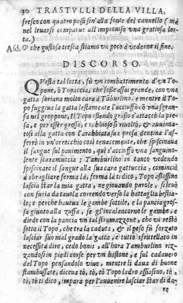 Trastulli della villa distinti in sette giornate, doue si legono in discorsi, e ragionamenti nouelle morali, motteggi arguti ... curiosità dramatica del Sig. Camillo Scaliggeri dalla Fratta, l'Academico Vario. Con due tauole, vna delle nouelle, e l'altra delle cose più notabili