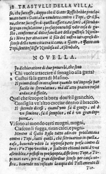 Trastulli della villa distinti in sette giornate, doue si legono in discorsi, e ragionamenti nouelle morali, motteggi arguti ... curiosità dramatica del Sig. Camillo Scaliggeri dalla Fratta, l'Academico Vario. Con due tauole, vna delle nouelle, e l'altra delle cose più notabili