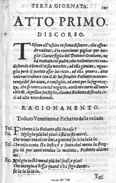 Trastulli della villa distinti in sette giornate, doue si legono in discorsi, e ragionamenti nouelle morali, motteggi arguti ... curiosità dramatica del Sig. Camillo Scaliggeri dalla Fratta, l'Academico Vario. Con due tauole, vna delle nouelle, e l'altra delle cose più notabili