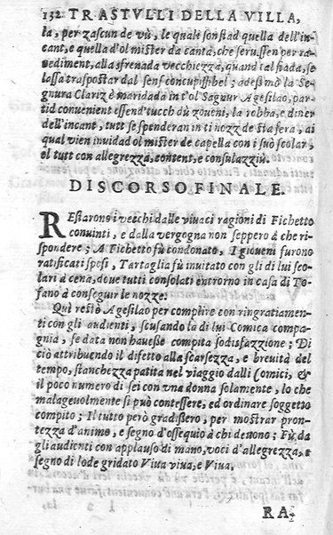Trastulli della villa distinti in sette giornate, doue si legono in discorsi, e ragionamenti nouelle morali, motteggi arguti ... curiosità dramatica del Sig. Camillo Scaliggeri dalla Fratta, l'Academico Vario. Con due tauole, vna delle nouelle, e l'altra delle cose più notabili