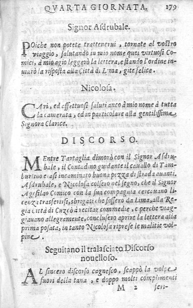 Trastulli della villa distinti in sette giornate, doue si legono in discorsi, e ragionamenti nouelle morali, motteggi arguti ... curiosità dramatica del Sig. Camillo Scaliggeri dalla Fratta, l'Academico Vario. Con due tauole, vna delle nouelle, e l'altra delle cose più notabili
