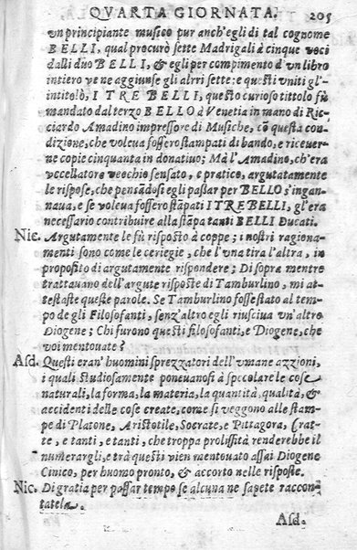 Trastulli della villa distinti in sette giornate, doue si legono in discorsi, e ragionamenti nouelle morali, motteggi arguti ... curiosità dramatica del Sig. Camillo Scaliggeri dalla Fratta, l'Academico Vario. Con due tauole, vna delle nouelle, e l'altra delle cose più notabili