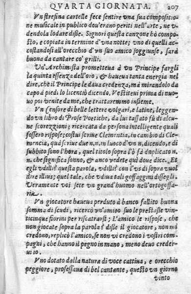 Trastulli della villa distinti in sette giornate, doue si legono in discorsi, e ragionamenti nouelle morali, motteggi arguti ... curiosità dramatica del Sig. Camillo Scaliggeri dalla Fratta, l'Academico Vario. Con due tauole, vna delle nouelle, e l'altra delle cose più notabili