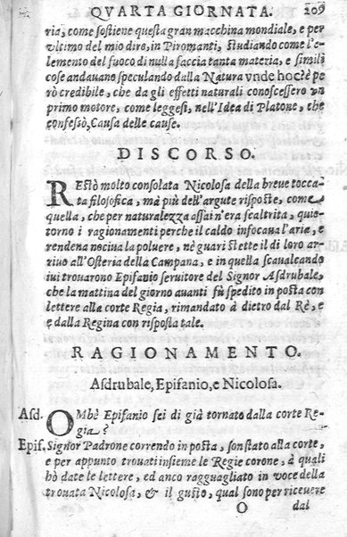 Trastulli della villa distinti in sette giornate, doue si legono in discorsi, e ragionamenti nouelle morali, motteggi arguti ... curiosità dramatica del Sig. Camillo Scaliggeri dalla Fratta, l'Academico Vario. Con due tauole, vna delle nouelle, e l'altra delle cose più notabili