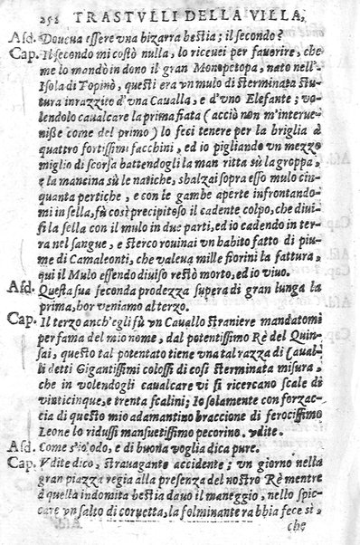 Trastulli della villa distinti in sette giornate, doue si legono in discorsi, e ragionamenti nouelle morali, motteggi arguti ... curiosità dramatica del Sig. Camillo Scaliggeri dalla Fratta, l'Academico Vario. Con due tauole, vna delle nouelle, e l'altra delle cose più notabili