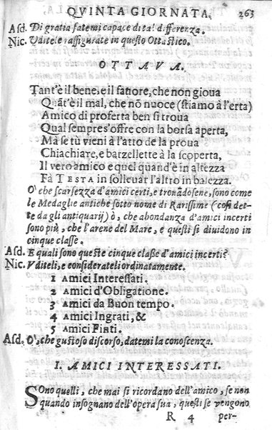 Trastulli della villa distinti in sette giornate, doue si legono in discorsi, e ragionamenti nouelle morali, motteggi arguti ... curiosità dramatica del Sig. Camillo Scaliggeri dalla Fratta, l'Academico Vario. Con due tauole, vna delle nouelle, e l'altra delle cose più notabili