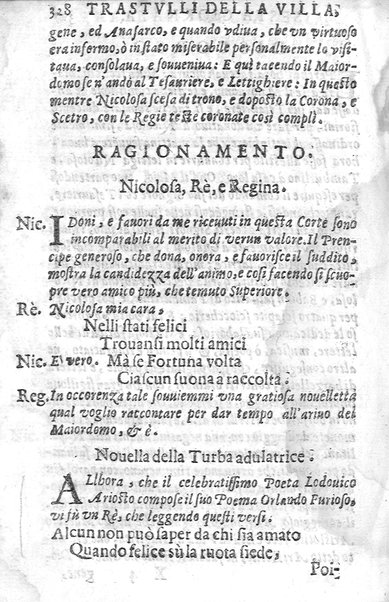 Trastulli della villa distinti in sette giornate, doue si legono in discorsi, e ragionamenti nouelle morali, motteggi arguti ... curiosità dramatica del Sig. Camillo Scaliggeri dalla Fratta, l'Academico Vario. Con due tauole, vna delle nouelle, e l'altra delle cose più notabili