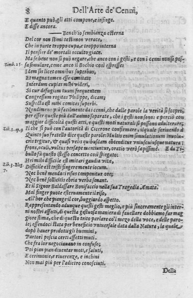 L'arte de' cenni con la quale formandosi fauella visibile, si tratta della muta eloquenza, che non è altro che un facondo silentio. Diuisa in due parti ... di Giouanni Bonifaccio giureconsulto, & assessore. L'Opportuno Academico Filarmonico