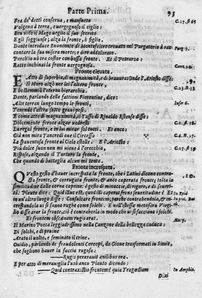 L'arte de' cenni con la quale formandosi fauella visibile, si tratta della muta eloquenza, che non è altro che un facondo silentio. Diuisa in due parti ... di Giouanni Bonifaccio giureconsulto, & assessore. L'Opportuno Academico Filarmonico