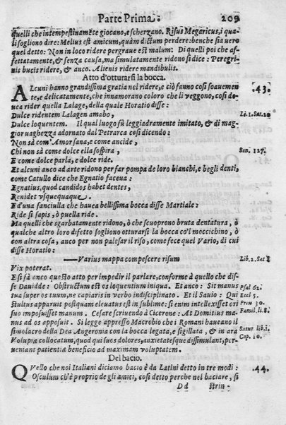 L'arte de' cenni con la quale formandosi fauella visibile, si tratta della muta eloquenza, che non è altro che un facondo silentio. Diuisa in due parti ... di Giouanni Bonifaccio giureconsulto, & assessore. L'Opportuno Academico Filarmonico