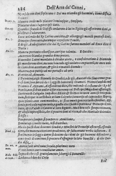 L'arte de' cenni con la quale formandosi fauella visibile, si tratta della muta eloquenza, che non è altro che un facondo silentio. Diuisa in due parti ... di Giouanni Bonifaccio giureconsulto, & assessore. L'Opportuno Academico Filarmonico