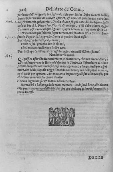 L'arte de' cenni con la quale formandosi fauella visibile, si tratta della muta eloquenza, che non è altro che un facondo silentio. Diuisa in due parti ... di Giouanni Bonifaccio giureconsulto, & assessore. L'Opportuno Academico Filarmonico