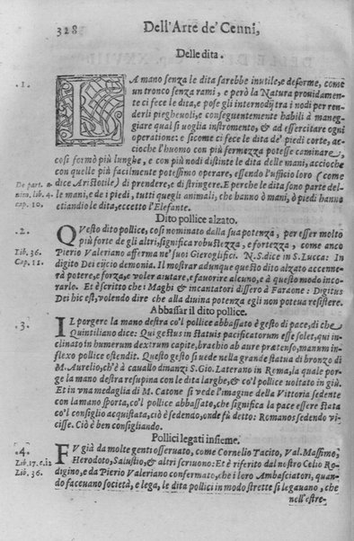 L'arte de' cenni con la quale formandosi fauella visibile, si tratta della muta eloquenza, che non è altro che un facondo silentio. Diuisa in due parti ... di Giouanni Bonifaccio giureconsulto, & assessore. L'Opportuno Academico Filarmonico