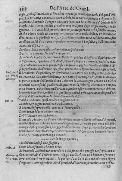 L'arte de' cenni con la quale formandosi fauella visibile, si tratta della muta eloquenza, che non è altro che un facondo silentio. Diuisa in due parti ... di Giouanni Bonifaccio giureconsulto, & assessore. L'Opportuno Academico Filarmonico