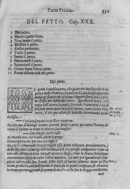 L'arte de' cenni con la quale formandosi fauella visibile, si tratta della muta eloquenza, che non è altro che un facondo silentio. Diuisa in due parti ... di Giouanni Bonifaccio giureconsulto, & assessore. L'Opportuno Academico Filarmonico