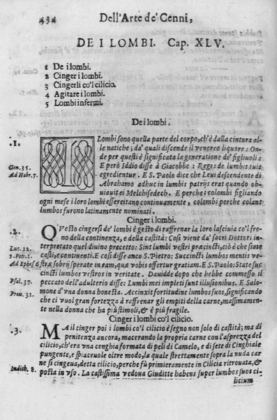 L'arte de' cenni con la quale formandosi fauella visibile, si tratta della muta eloquenza, che non è altro che un facondo silentio. Diuisa in due parti ... di Giouanni Bonifaccio giureconsulto, & assessore. L'Opportuno Academico Filarmonico