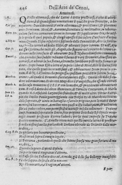 L'arte de' cenni con la quale formandosi fauella visibile, si tratta della muta eloquenza, che non è altro che un facondo silentio. Diuisa in due parti ... di Giouanni Bonifaccio giureconsulto, & assessore. L'Opportuno Academico Filarmonico