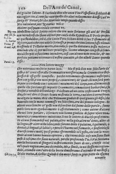 L'arte de' cenni con la quale formandosi fauella visibile, si tratta della muta eloquenza, che non è altro che un facondo silentio. Diuisa in due parti ... di Giouanni Bonifaccio giureconsulto, & assessore. L'Opportuno Academico Filarmonico