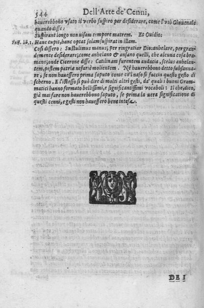 L'arte de' cenni con la quale formandosi fauella visibile, si tratta della muta eloquenza, che non è altro che un facondo silentio. Diuisa in due parti ... di Giouanni Bonifaccio giureconsulto, & assessore. L'Opportuno Academico Filarmonico