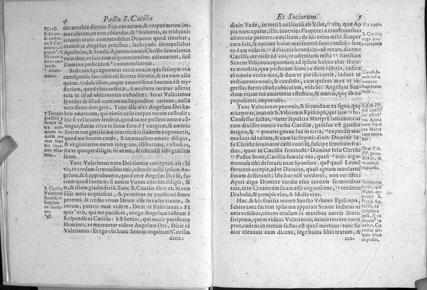 Historia passionis B. Caeciliae virginis, Valeriani, Tiburtij, et Maximi martyrum. Necnon Vrbani, et Lucij pontificum, et mart. vitae. Atque Paschalis papae 1. literae de eorundem sanctorum corporum inuentione, & in vrbem translatione. Omnia ex antiquissimis nobilium vrbis bibliothecarum manuscriptis exemplaribus ab Antonio Bosio I.V.D. fideliter, accuratèque deprompta, notisque illustrata, et nunc in lucem edita. Accedit relatio eorundem sanctorum corporum nouae inuentionis, & repositionis sub Clemente 8. ...