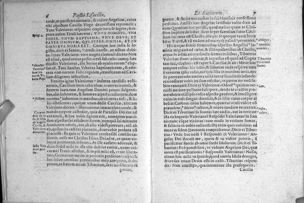 Historia passionis B. Caeciliae virginis, Valeriani, Tiburtij, et Maximi martyrum. Necnon Vrbani, et Lucij pontificum, et mart. vitae. Atque Paschalis papae 1. literae de eorundem sanctorum corporum inuentione, & in vrbem translatione. Omnia ex antiquissimis nobilium vrbis bibliothecarum manuscriptis exemplaribus ab Antonio Bosio I.V.D. fideliter, accuratèque deprompta, notisque illustrata, et nunc in lucem edita. Accedit relatio eorundem sanctorum corporum nouae inuentionis, & repositionis sub Clemente 8. ...