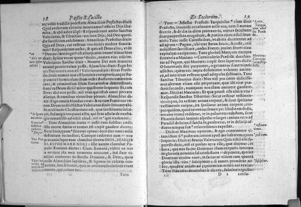 Historia passionis B. Caeciliae virginis, Valeriani, Tiburtij, et Maximi martyrum. Necnon Vrbani, et Lucij pontificum, et mart. vitae. Atque Paschalis papae 1. literae de eorundem sanctorum corporum inuentione, & in vrbem translatione. Omnia ex antiquissimis nobilium vrbis bibliothecarum manuscriptis exemplaribus ab Antonio Bosio I.V.D. fideliter, accuratèque deprompta, notisque illustrata, et nunc in lucem edita. Accedit relatio eorundem sanctorum corporum nouae inuentionis, & repositionis sub Clemente 8. ...