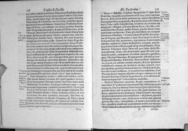 Historia passionis B. Caeciliae virginis, Valeriani, Tiburtij, et Maximi martyrum. Necnon Vrbani, et Lucij pontificum, et mart. vitae. Atque Paschalis papae 1. literae de eorundem sanctorum corporum inuentione, & in vrbem translatione. Omnia ex antiquissimis nobilium vrbis bibliothecarum manuscriptis exemplaribus ab Antonio Bosio I.V.D. fideliter, accuratèque deprompta, notisque illustrata, et nunc in lucem edita. Accedit relatio eorundem sanctorum corporum nouae inuentionis, & repositionis sub Clemente 8. ...