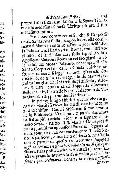 Brevi notizie dell'antico, e moderno stato della chiesa collegiata di S. Anastasia di Roma raccolte, e consacrate all'eminentisimo, ... principe, il signor cardinale Nuno da Cunha de Attayde ... da Filippo Cappello ...