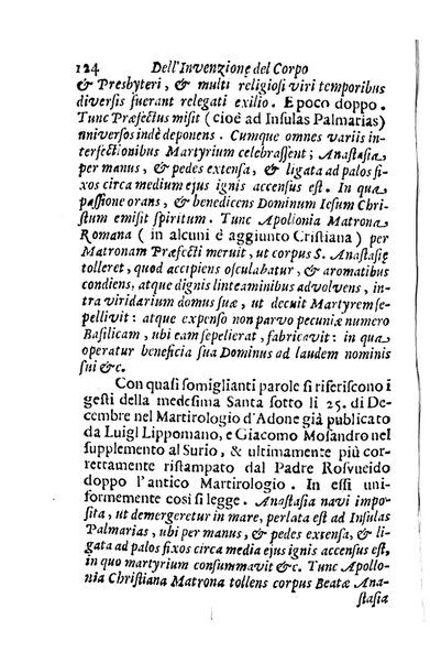 Brevi notizie dell'antico, e moderno stato della chiesa collegiata di S. Anastasia di Roma raccolte, e consacrate all'eminentisimo, ... principe, il signor cardinale Nuno da Cunha de Attayde ... da Filippo Cappello ...