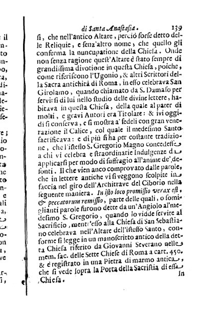 Brevi notizie dell'antico, e moderno stato della chiesa collegiata di S. Anastasia di Roma raccolte, e consacrate all'eminentisimo, ... principe, il signor cardinale Nuno da Cunha de Attayde ... da Filippo Cappello ...