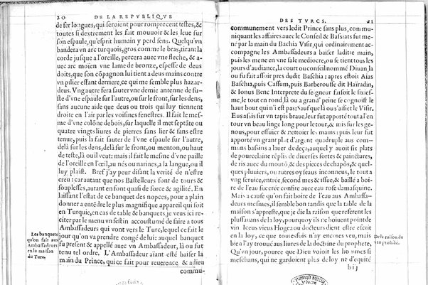 De la republique des Turcs: & là ou l'occasion s'offrera, des meurs & loy de tous Mohamedistes, par Guillaume Postel cosmopolite